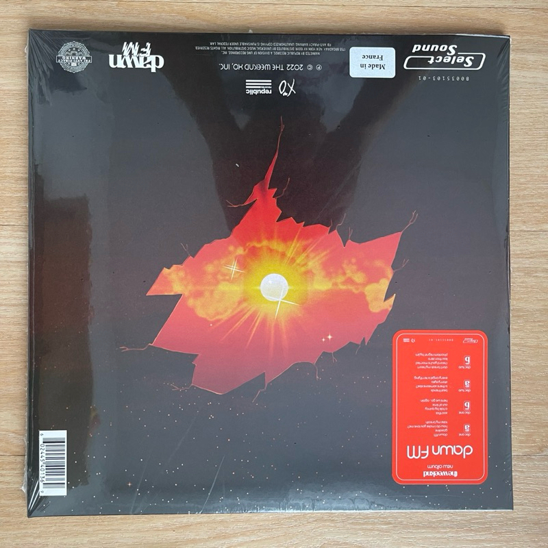 แผ่นเสียง The weeknd Dawn FM ,2 x Vinyl, LP, Album, Limited Edition, Translucent Silver ,มือหนึ่ง ซีล