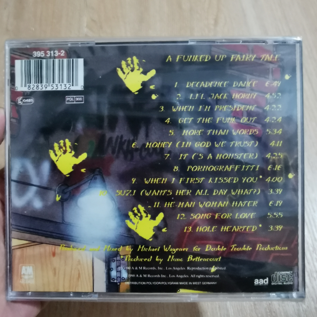 CD ซีดีเพลง แผ่นเพลง Extreme (2) – Extreme II : Pornograffitti (A Funked Up Fairytale)