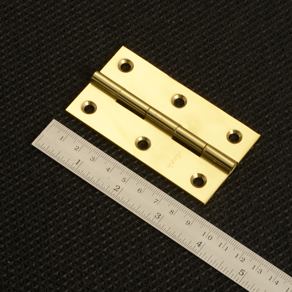DHG#1 อัน (1Pcs) บานพับ บานพับประตู บานพับทองเหลืองแท้ 1 อันพร้อมสกรู Real Brass Door Hinge ของนำเข้า 3 150 กรัม Gold ดูจากรุป