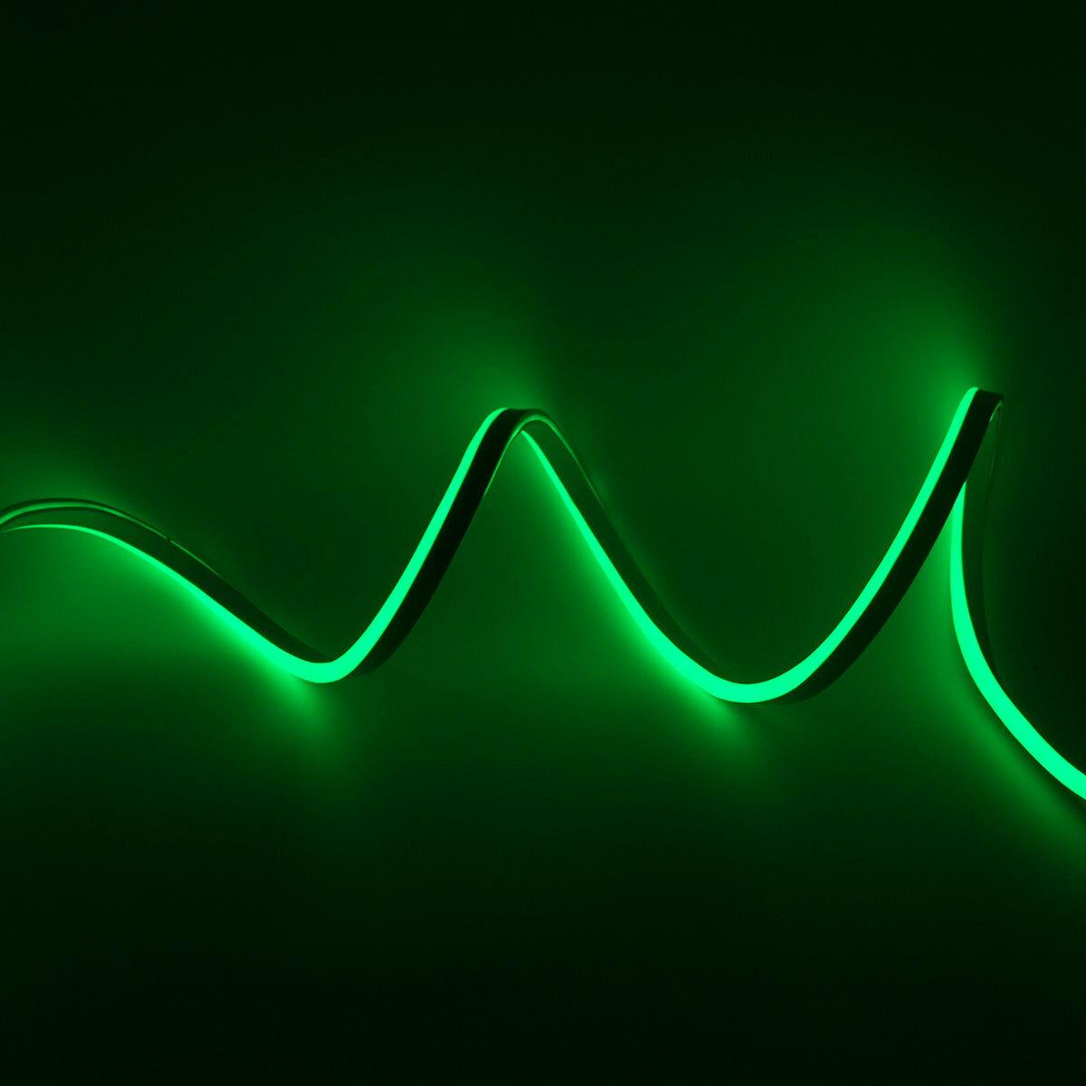 [ฟรี !ปลั๊กหัวจ่าย 3 เส้น] LED Neon Flex ม้วน 50 เมตร ไฟเส้น led นีออนเฟล็กซ์ ไฟแอลอีดีนีออนดัด สามารถ ตัด ดัด โค้ง งอ ตกเเต่ง ได้ตามต้องการ AC220V เหมาะกับการเดินไฟซ่อนฝ้า แต่งภายในและภายนอกสถานที่ -แสงเขียวม้วนยาว 50 เมตร