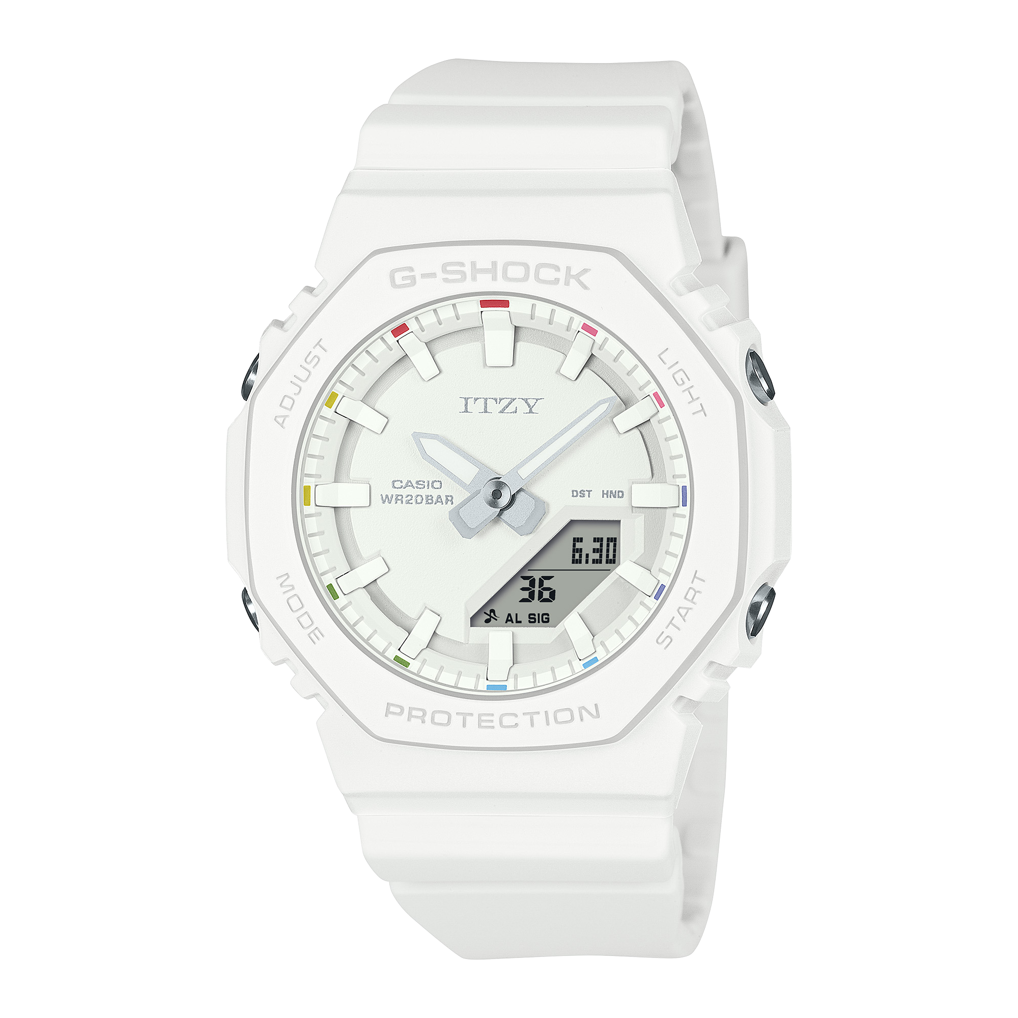 GMA-P2100IT-7A | อะนาล็อก-ดิจิตอล | ผู้หญิง | G-SHOCK | นาฬิกา | CASIO (รุ่นที่เกิดจากความร่วมมือกับ ITZY)