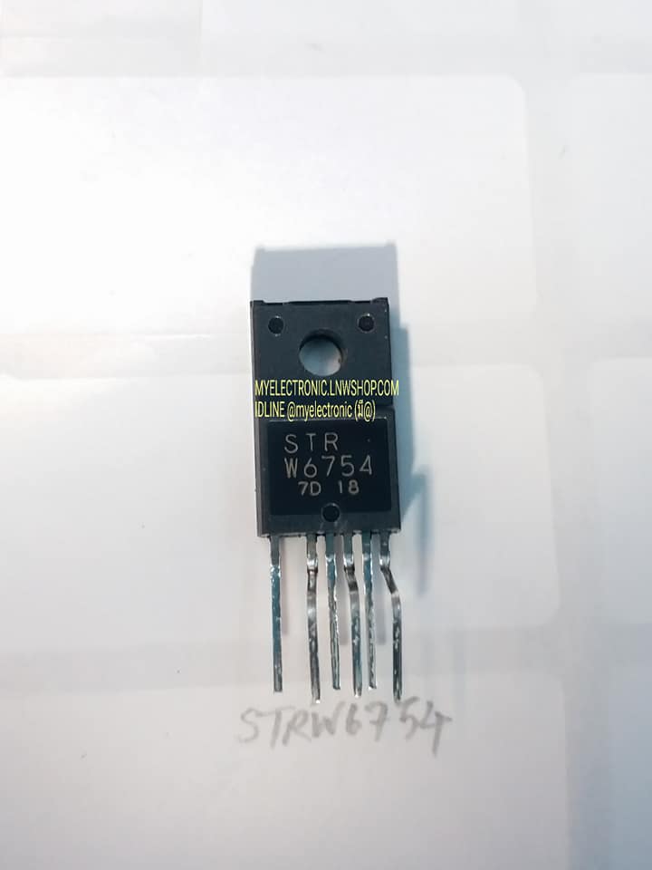 STRW6754ไอซีสวิทชิ่งเพาวเวอร์ซัพพลยตัวถัง6ขาราคาตัวล่ะ