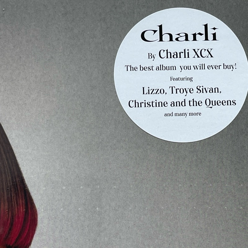แผ่นเสียง Charli XCX - Charli , 2 x Vinyl, 12", 45 RPM, Album LP,Black colour มือหนึ่ง ซีล
