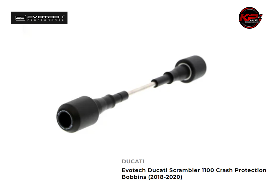 กันล้มกลาง Evotech Ducati Scrambler 1100 Crash Protection Bobbins (2018-2020)