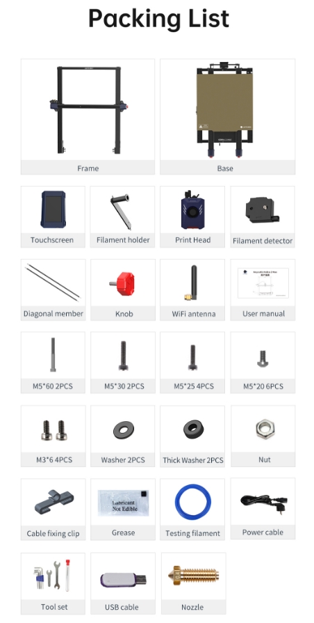 เครื่องพิมพ์ 3 มิติ (3D Printer) Anycubic Kobra 2 Max by In2real3d