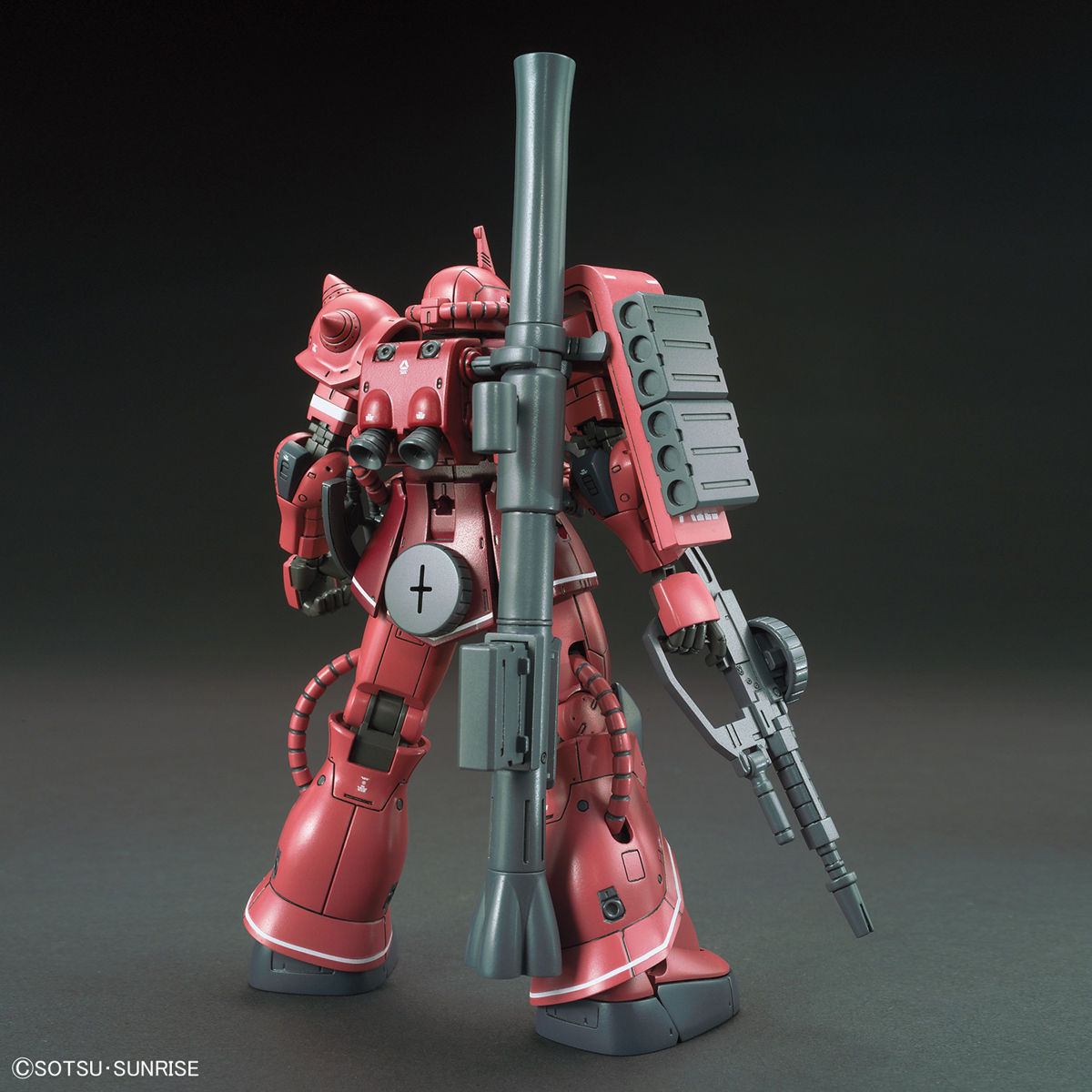 1057656 BANDAI SPIRITS HG 1/144 MS-06S ZAKU II PRINCIPALITY OF ZEON CHAR AZNABLE’S MOBILE SUITS Red Comet Ver.