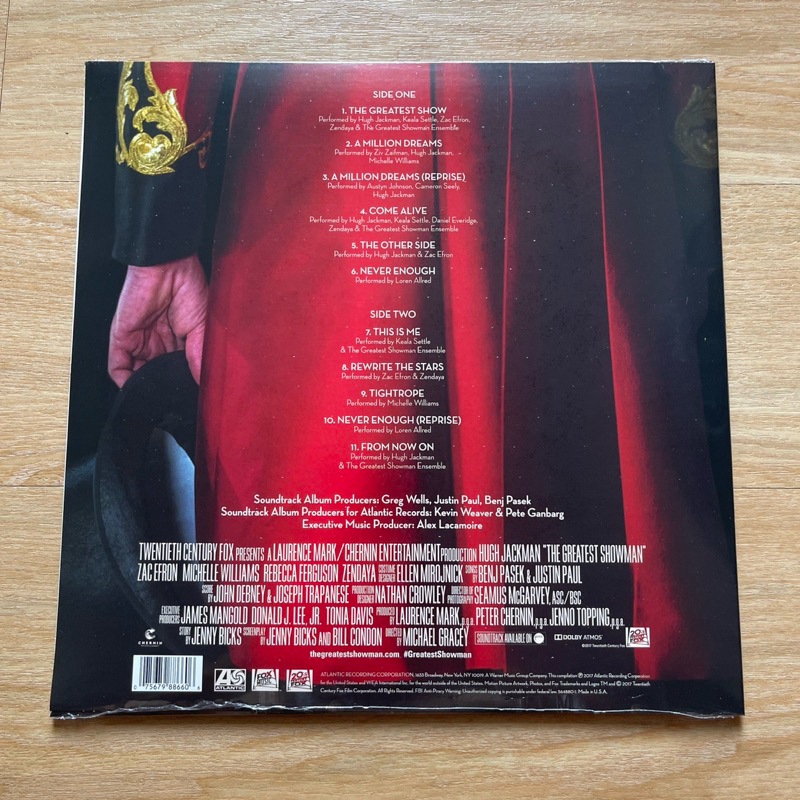 แผ่นเสียง The Greatest Showman (Original Motion Picture Soundtrack) Vinyl, LP, Album USA มือหนึ่ง ซีล
