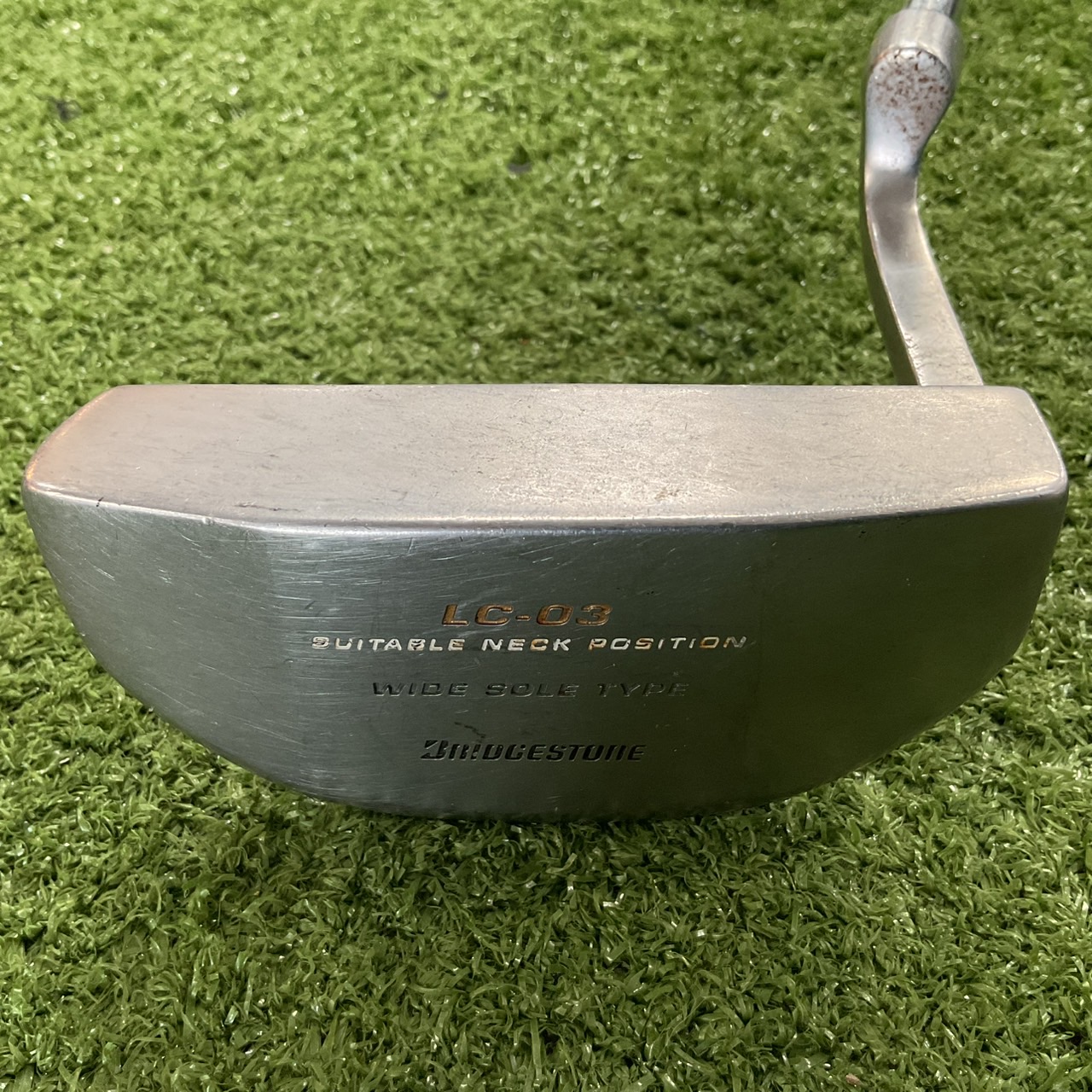 PUTTER BRIDGESTONE : WIDE SOLE LC-03 ก้านเหล็ก