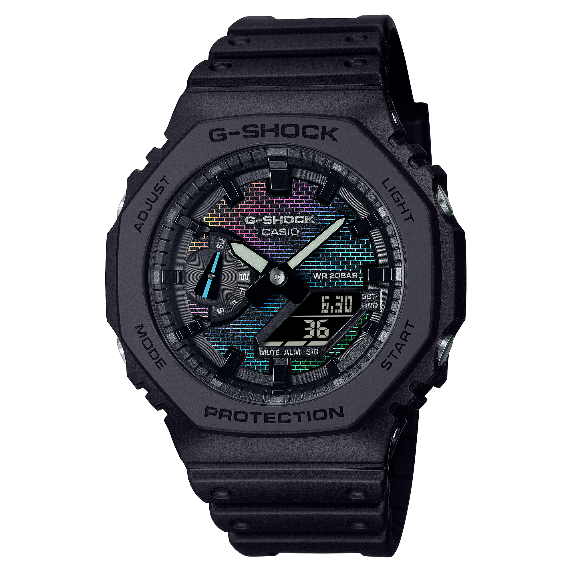 GA-2100RW-1A | อะนาล็อก-ดิจิตอลมาตรฐาน | ซีรีส์ 2100 | G-SHOCK | นาฬิกา | CASIO