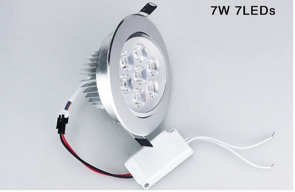 [คุ้มสุด! เเพ็ค 10 โคม] LED DOWNLIGHT โคมไฟดาว์นไลท์ 3W 5W 7W 9W 12W 15W โคมไฟตกเเต่งเพดาน โคมไฟฝังฝ้า โคมไฟส่องเฉพาะจุด เเสงwhite/warmwhite รุ่นขอบเงิน พร้อมหม้อเเปลง ติดตั้งใช้งานได้ทันที