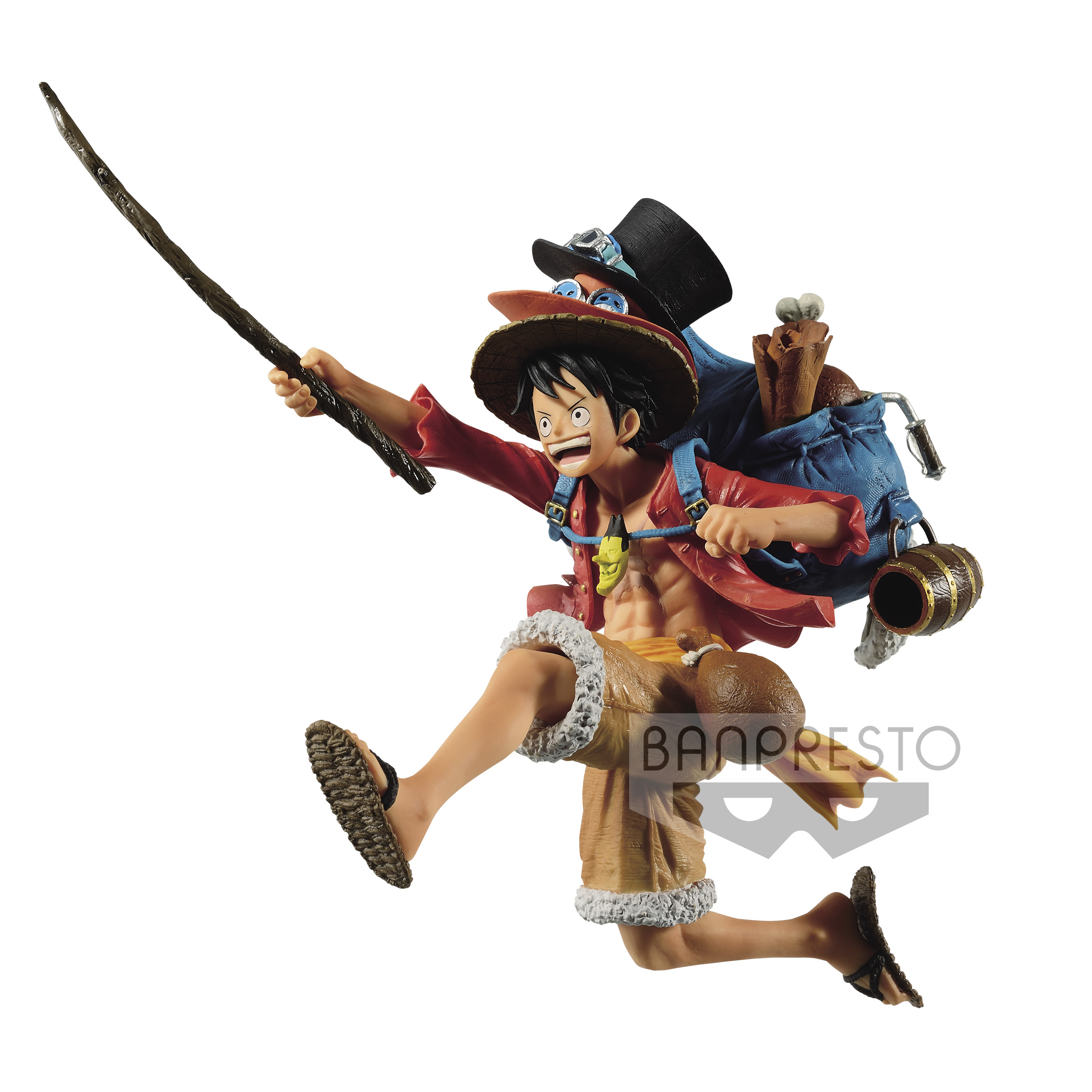 ONE PIECE THREE BROTHERS FIGURE MONKEY.D.LUFFY & PORTGAS. D. ACE & SABO