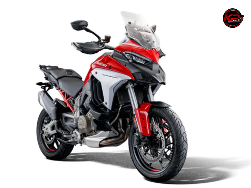 การ์ดหม้อน้ำ การ์ดออยส์ Evotech Ducati Multistrada V4 Radiator Oil Cooler Guard Set (2021+)