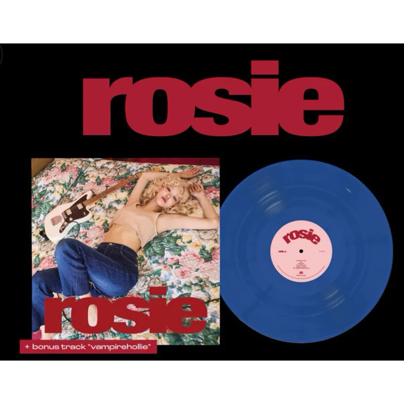 แผ่นเสียง Rosie ,Vinyl, LP, Album, Limited Edition, Alt Cover, Vampirehollie Edition, Blue มือหนึ่ง ซีล