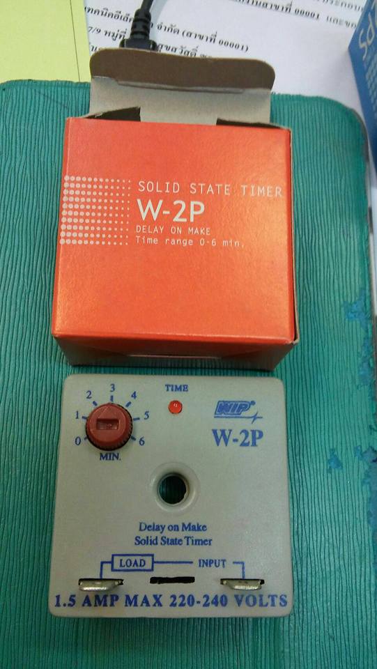 W-2Pตั้งเวลาW2Pยี้ห้อWIPDELAY ON MAKE SOLID STATE TIMER ตั้งเวลา ยี้ห้อWIP