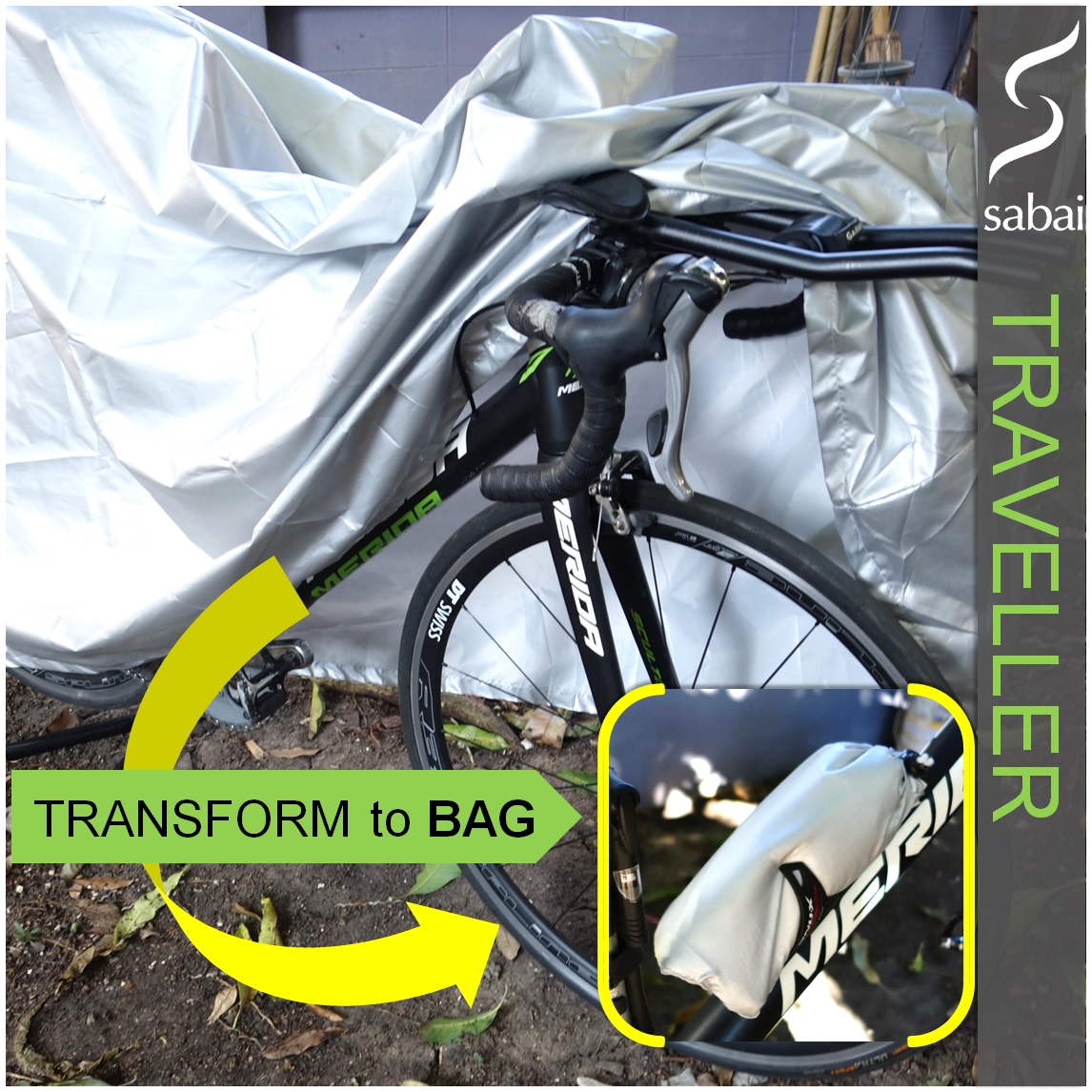sabai cover ผ้าคลุมจักรยาน - รุ่น TRAVELER