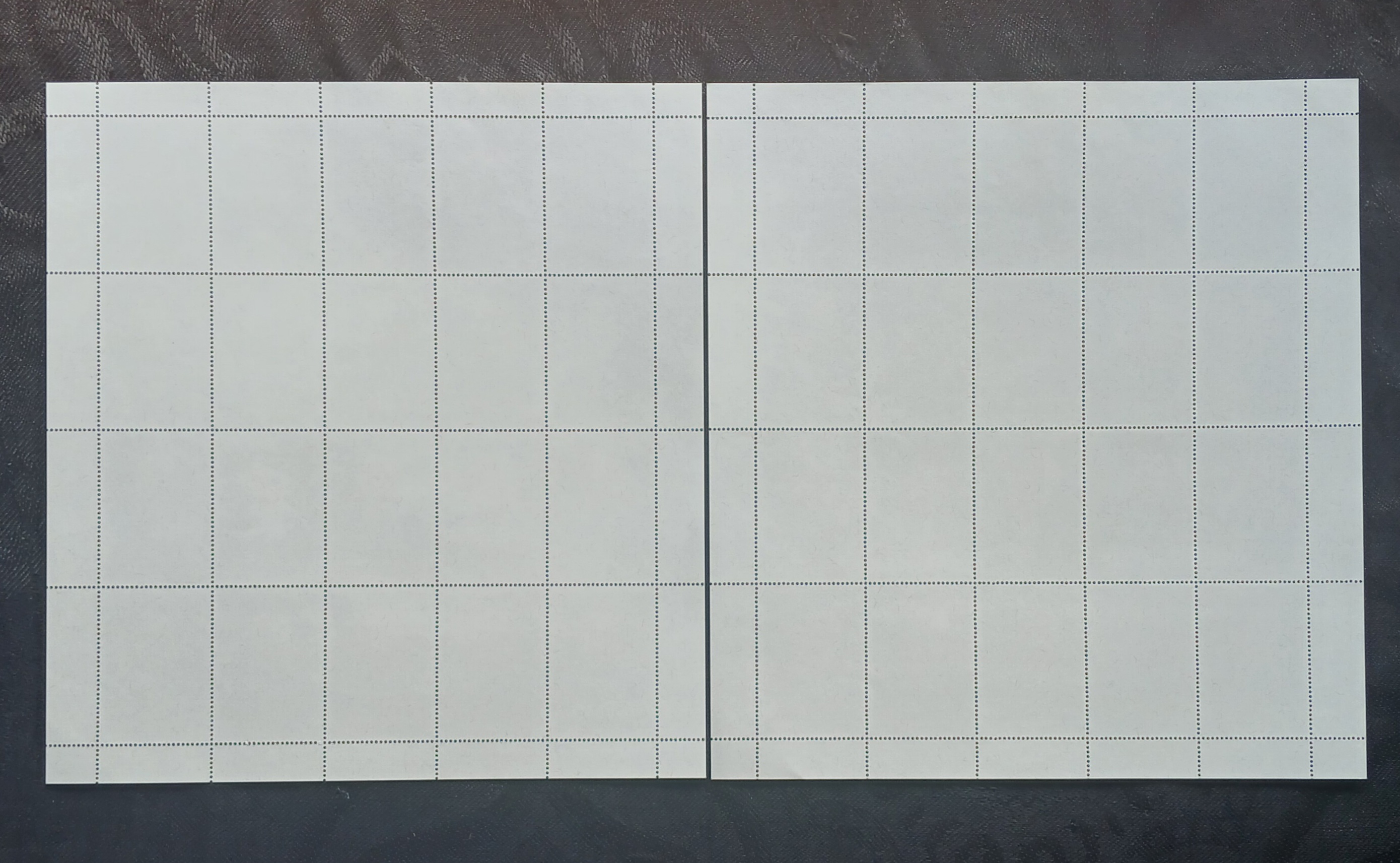 แสตมป์งานฉลองสิริราชสมบัติครบ 60 ปี ชุด 1 (เต็มแผ่น) ครบ 6 แบบ 6 แผ่น เลขเดียวกัน (no.140)