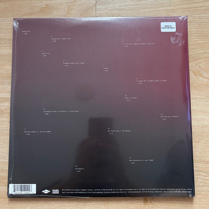 แผ่นเสียง Post Malone - Twelve Carat Toothache ,2 x Vinyl, Limited Edition, Opaque Apple Red แผ่นเสียงมือหนึ่ง ซีล