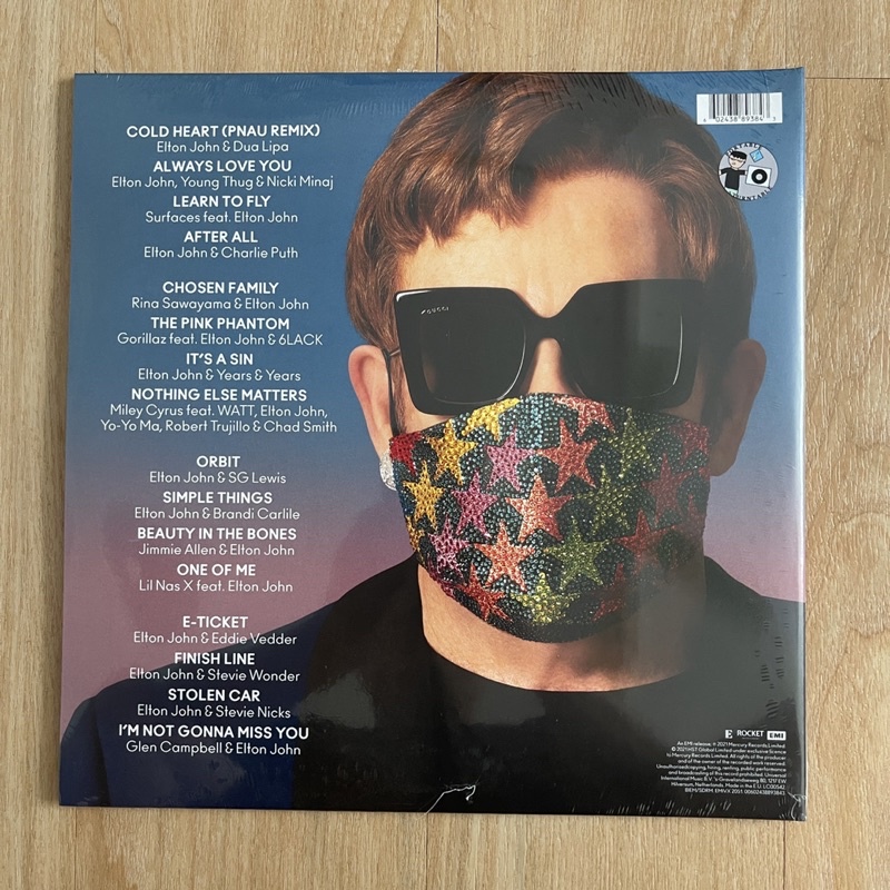 แผ่นเสียง Elton John– The Lockdown Sessions **Limited Edition, Blue Vinyl แผ่นเสียง มือหนึ่ง ซีล