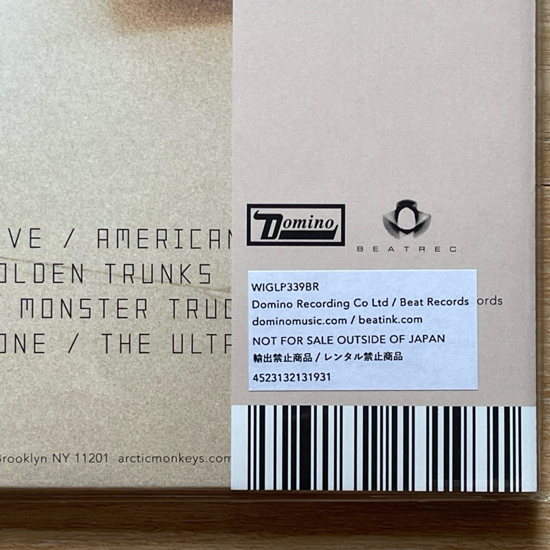 แผ่นเสียง Arctic Monkeys – Tranquility Base Hotel + Casino, Vinyl, LP, Album, Japanese OBI Edition มือหนึ่ง ซีล