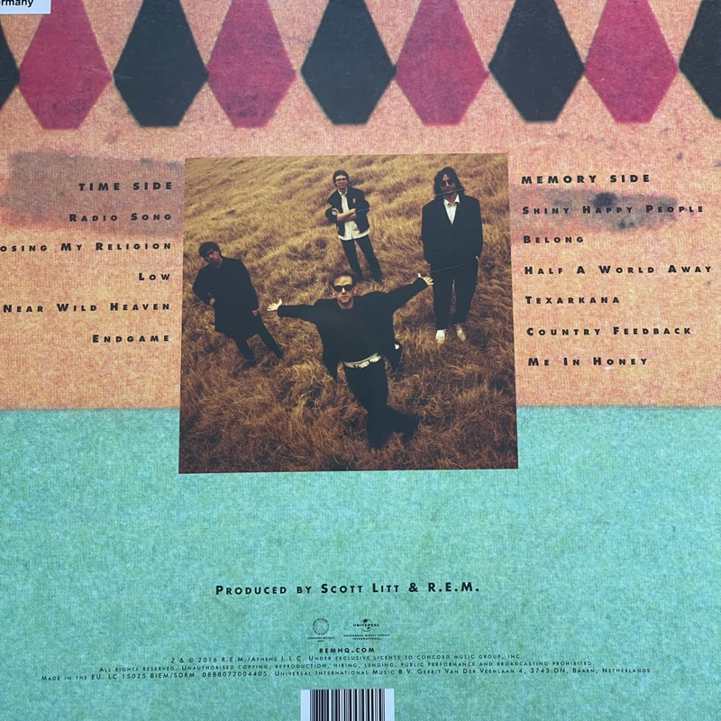 แผ่นเสียง R.E.M. - Out Of Time , Black Vinyl, LP, Album, 180g, 25th Anniversary Edition ,Eu มือหนึ่ง ซีล