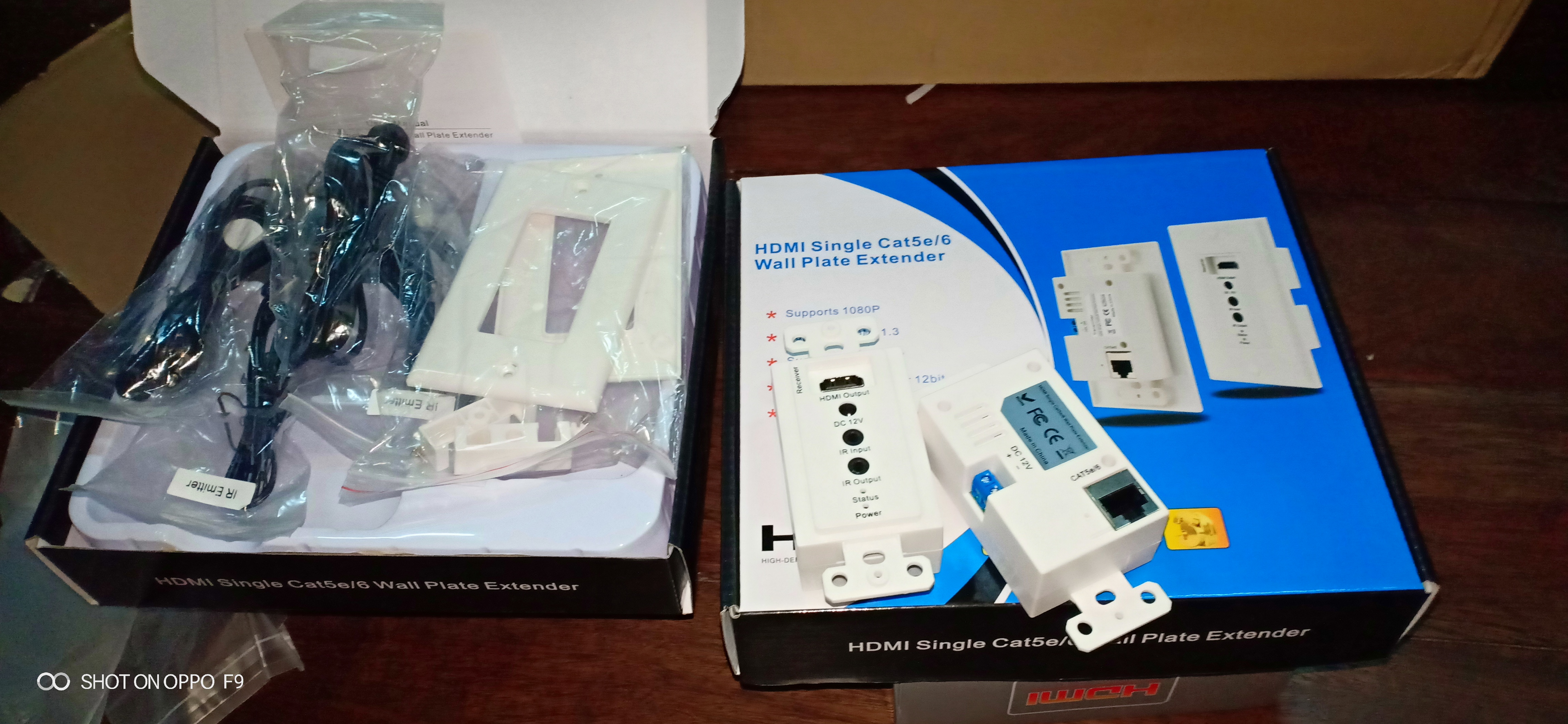 HDMI WALL PLATE EXTENDER 60M (POE) (คู่ละ)