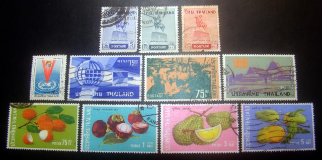 [s2477] แสตมป์ชุดพระเจ้าตากสิน ปี 2498 + แสตมป์ 5 ชุด ปี 2515 พิมพ์ญี่ปุ่น-อังกฤษ ใช้แล้ว ราคาเบา น่าสะสมครับ