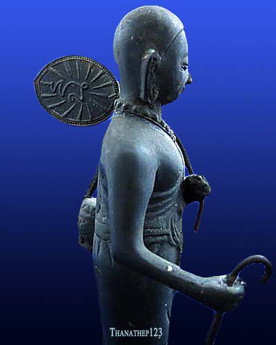 พระสีวลี หลวงพ่อแฉ่ง วัดบางพัง นนทบุรี ขนาดบูชา กว้าง 2.5 นิ้ว สูง 9 นิ้ว (รวมฐาน)