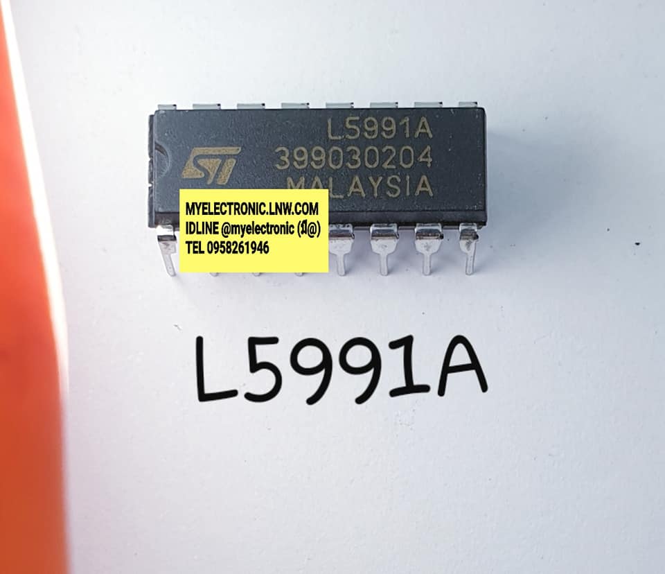 L5991Aยี่ห้อSTตัวถังDIP16ขาราคาตัวละบาท