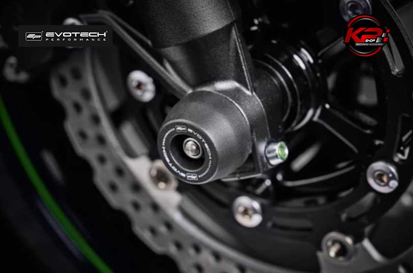 กันล้มหน้า Evotech Front Spindle Bobbins - Kawasaki Z900 (2025+)