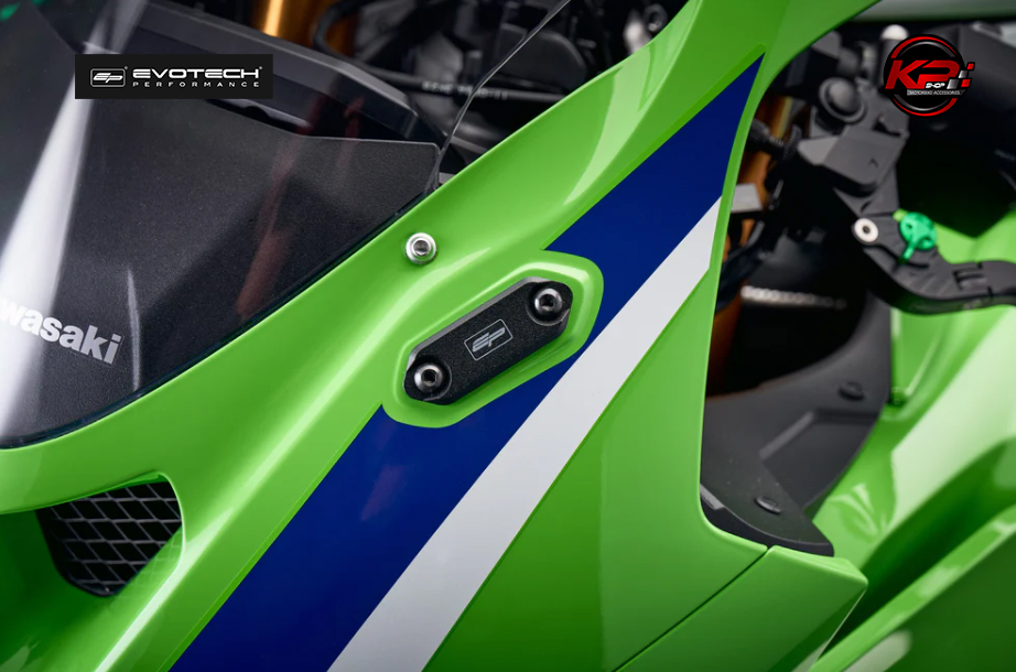 อุดกระจก Evotech Mirror Blanking Plates - Kawasaki Ninja ZX-6R 40th Anniversary Edition (2024+)
