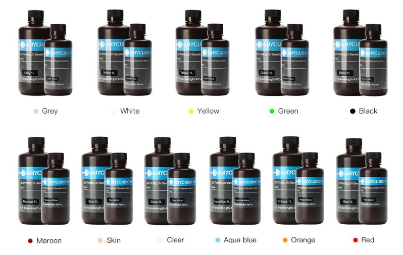 3D Printer Anycubic resin (1kg) สำหรับ Anycubic mono X, Creality by In2Real3d