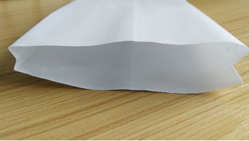 ถุงกระดาษขาวขยายข้าง ขนาด 11x17+1.5 cm แพ็ค 100 ชิ้น