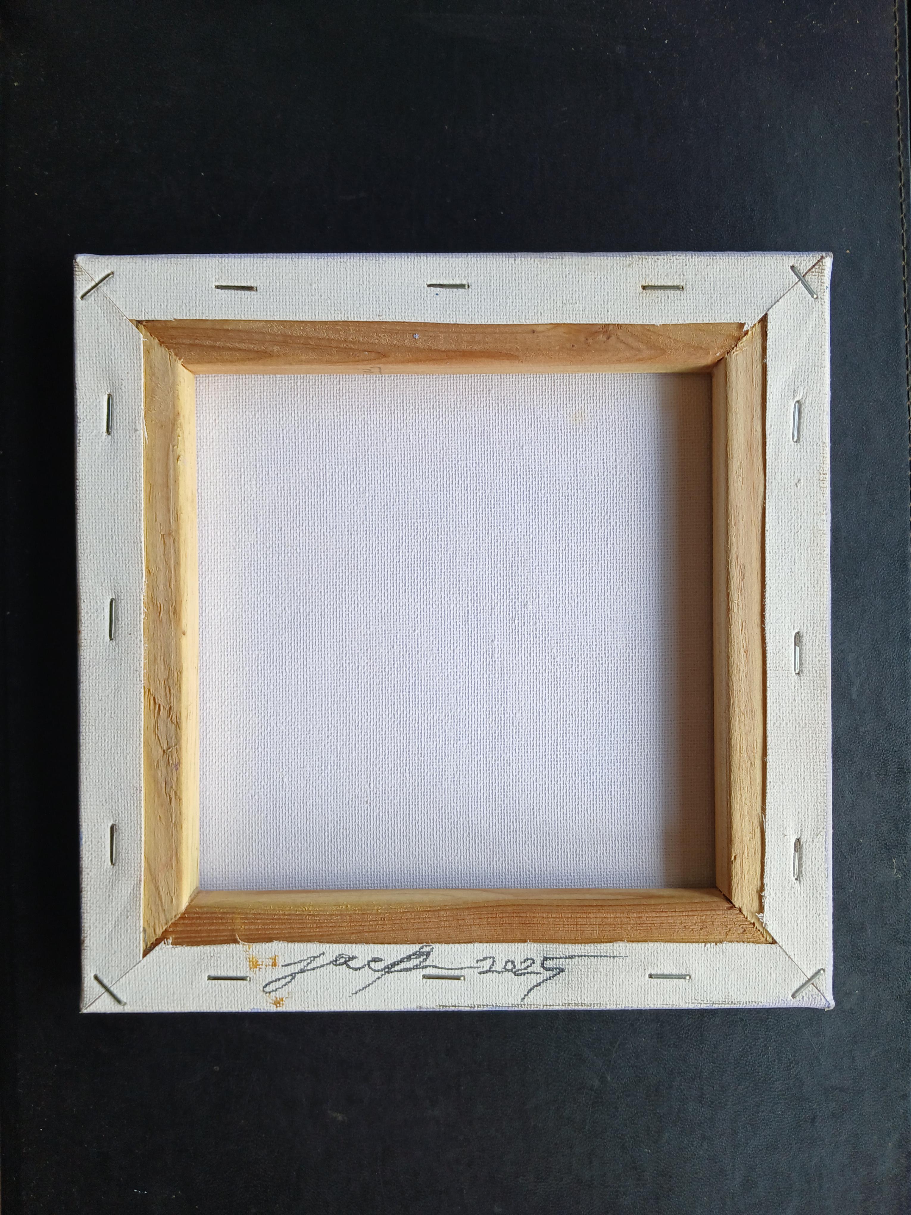 ภาพวาดสีอะครีลิค บนเฟรมผ้าใบ ขนาดเล็ก 20 cm. x 20 cm. Small art