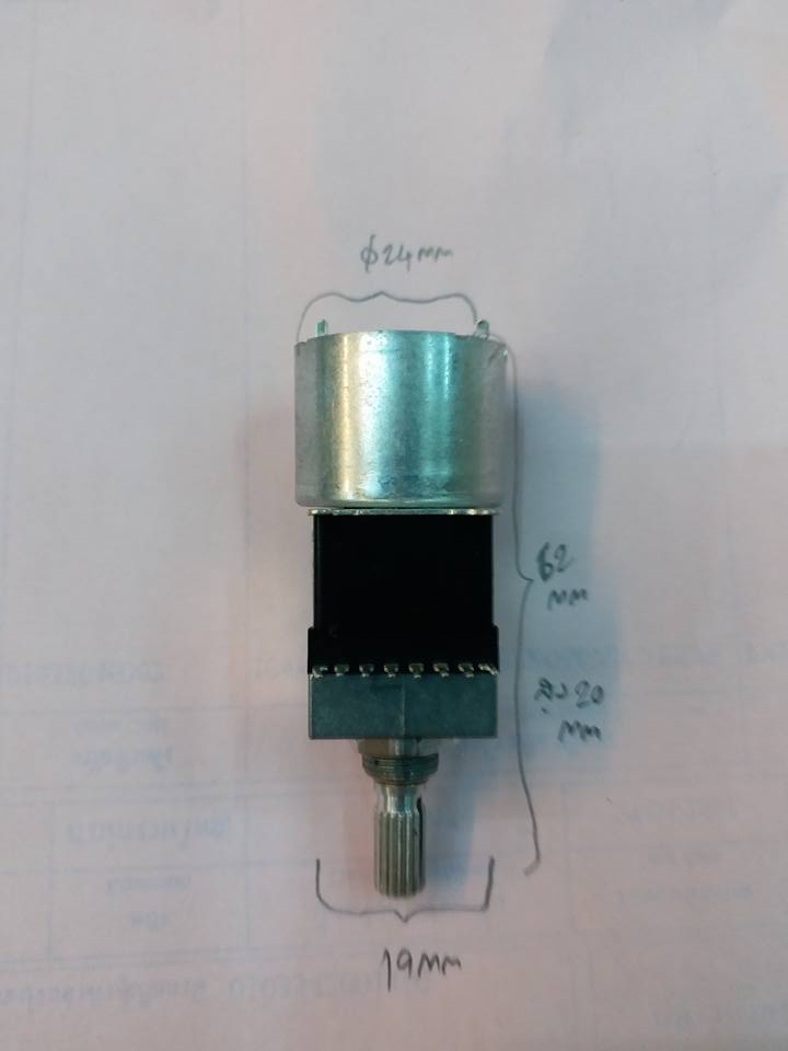 โวลุ่ม100KBชั้นเดียว8ขาแกน+เกลียวยาว20มม.แกนเฟืองโวลุ่ม100KBหลังมอเตอร์โวลุ่ม100KBติดมอเตอร์แกน+เกลียวยาว17มมโวลุ่มมีมอเตอร์100KBราคาตัวล่ะขนาดตัวยาว62มม.กว้าง19มม.สูง20มม.เส้นผ่านศูนย์กลางมอเตอร์อ้วน20มม.(19x20x62MM.)