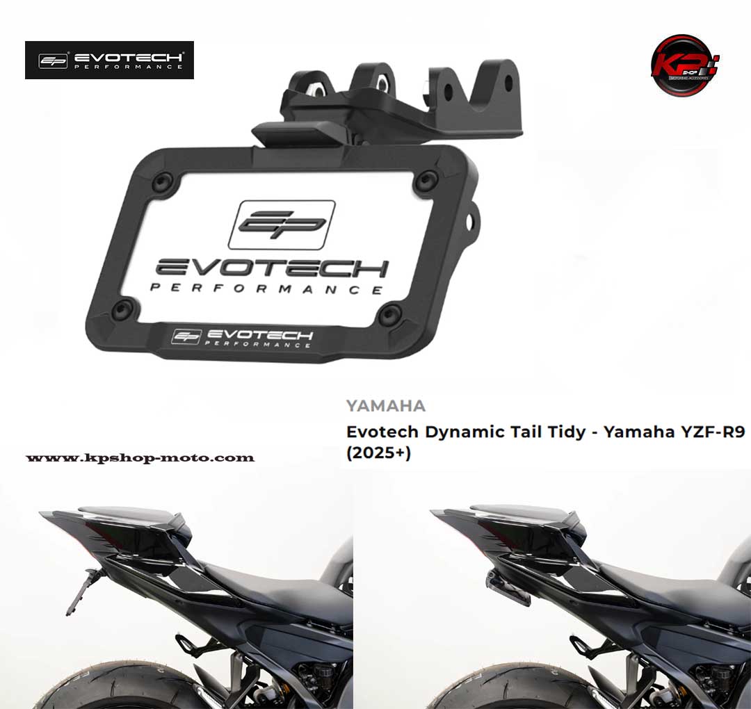 ท้ายสั้นพับได้ Evotech Dynamic Tail Tidy - Yamaha YZF-R9 (2025+)