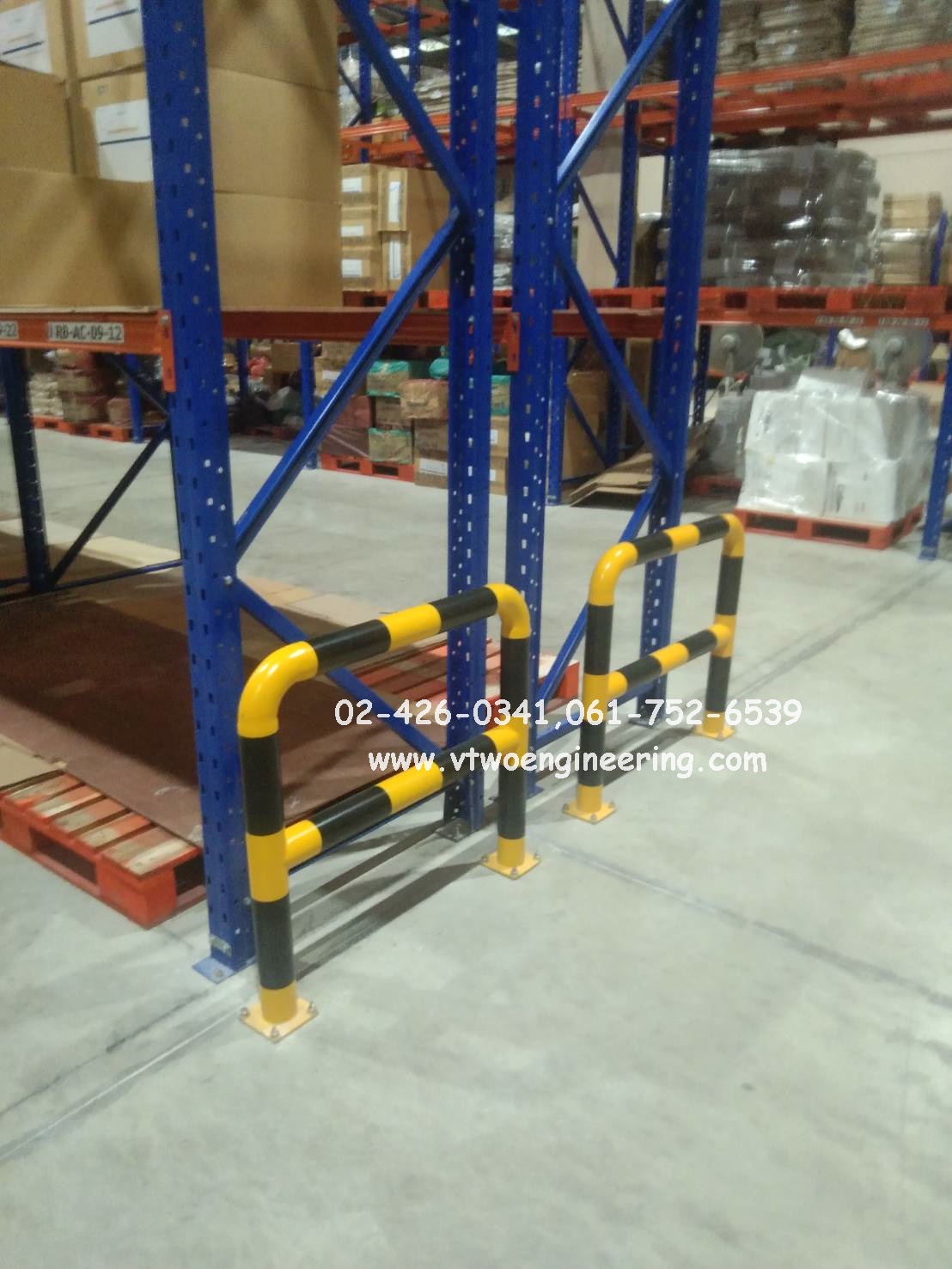 ราวเหล็กกันชน / crash protection barriers No.6