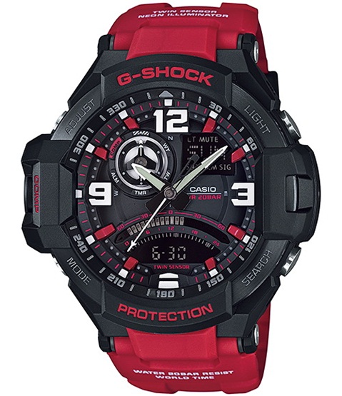Casio G-Shock นักบิน GRAVITYMASTER รุ่น GA-1000-4BDR