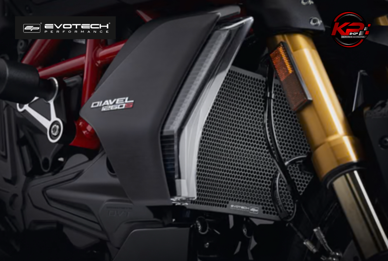 การ์ดหม้อน้ำ Evotech Ducati Diavel 1260 Radiator Guard (2019 - 2022)