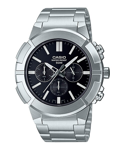 Casio หลายเข็มนาฬิกา - สุภาพบุรุษ รุ่น MTP-E500D-1AV