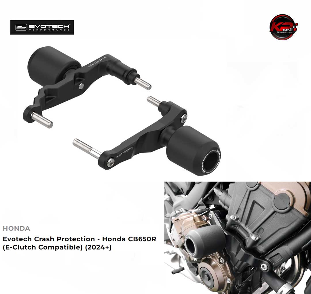 กันล้มกลาง Evotech Crash Protection - Honda CB650R (E-Clutch Compatible) (2024+)
