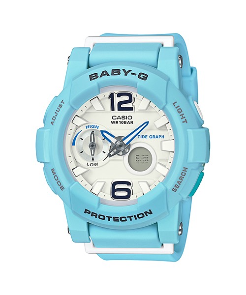 Casio Baby-G Beach Pastel Color series รุ่น BGA-180BE-2B