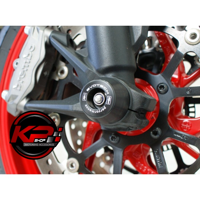 กันล้มหน้า DUCATI MONSTER 937 Evotech Front Spindle Bobbins