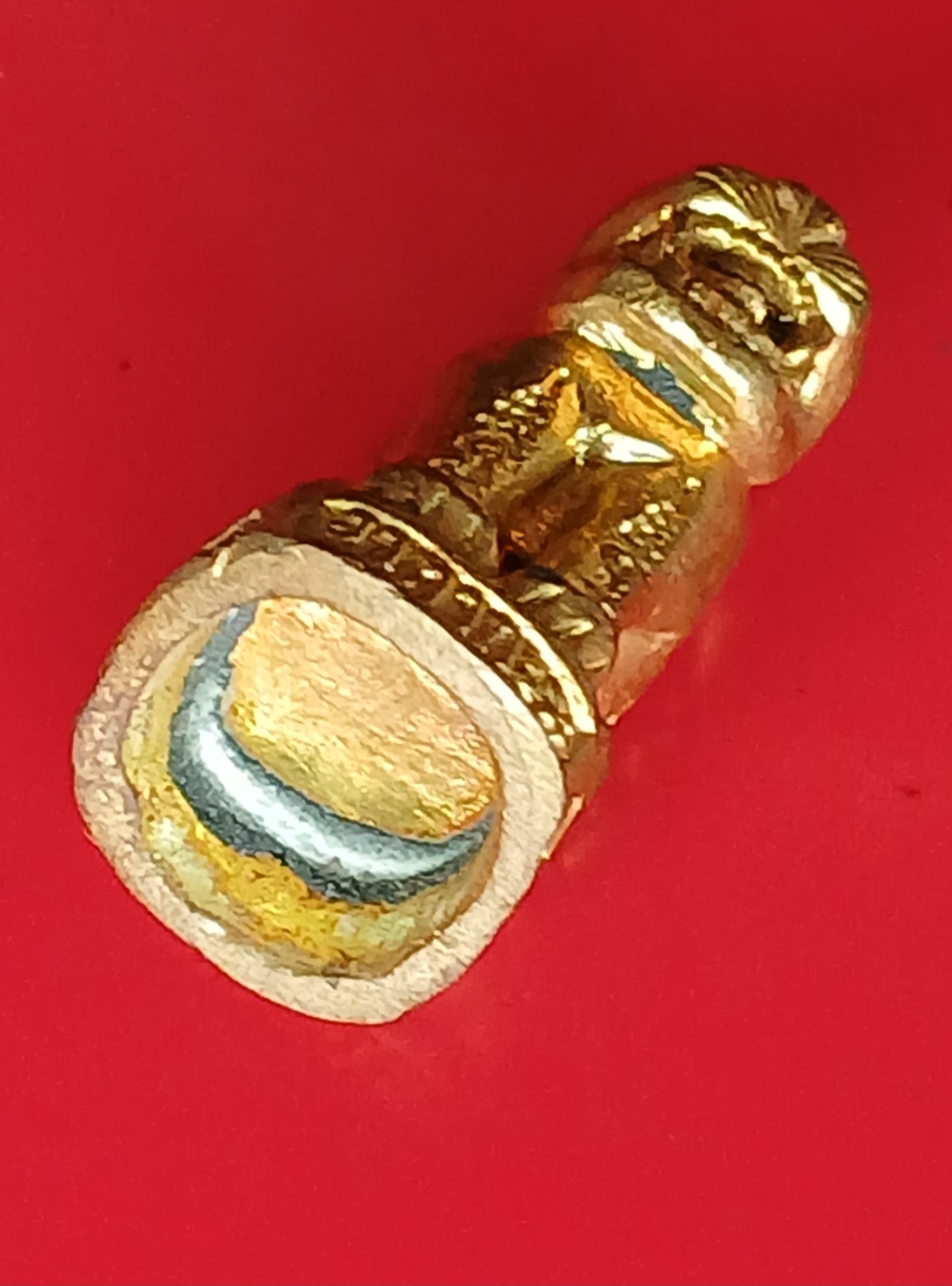 รูปหล่อเสือมหามงคล เจ้าพ่อเสือ วัดกระทุ่มเสือปลา ประเวศ กรุงเทพฯ เนื้อโลหะกะไหล่ทอง