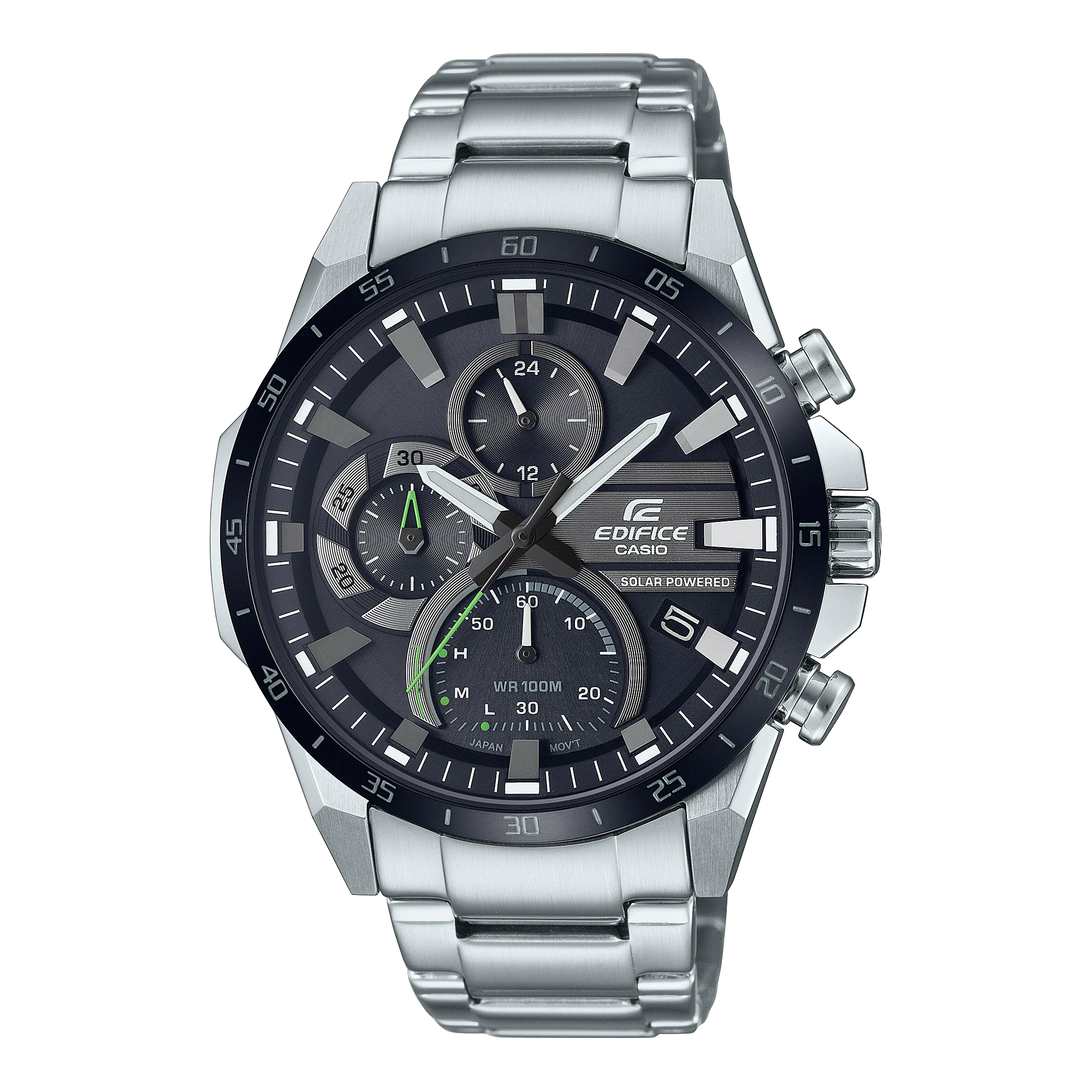 EQS-940DB-1AV | โครโนกราฟพลังงานแสงอาทิตย์ | นาฬิกา | CASIO