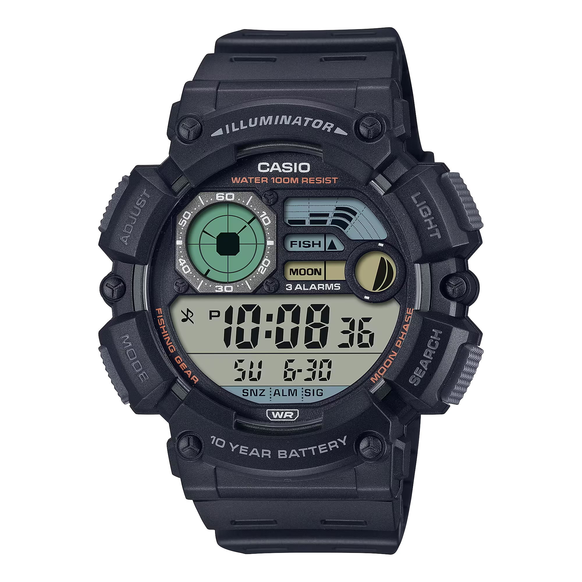 WS-1500H-1AV | ดิจิตอล | วัยหนุ่มสาว | นาฬิกา | CASIO