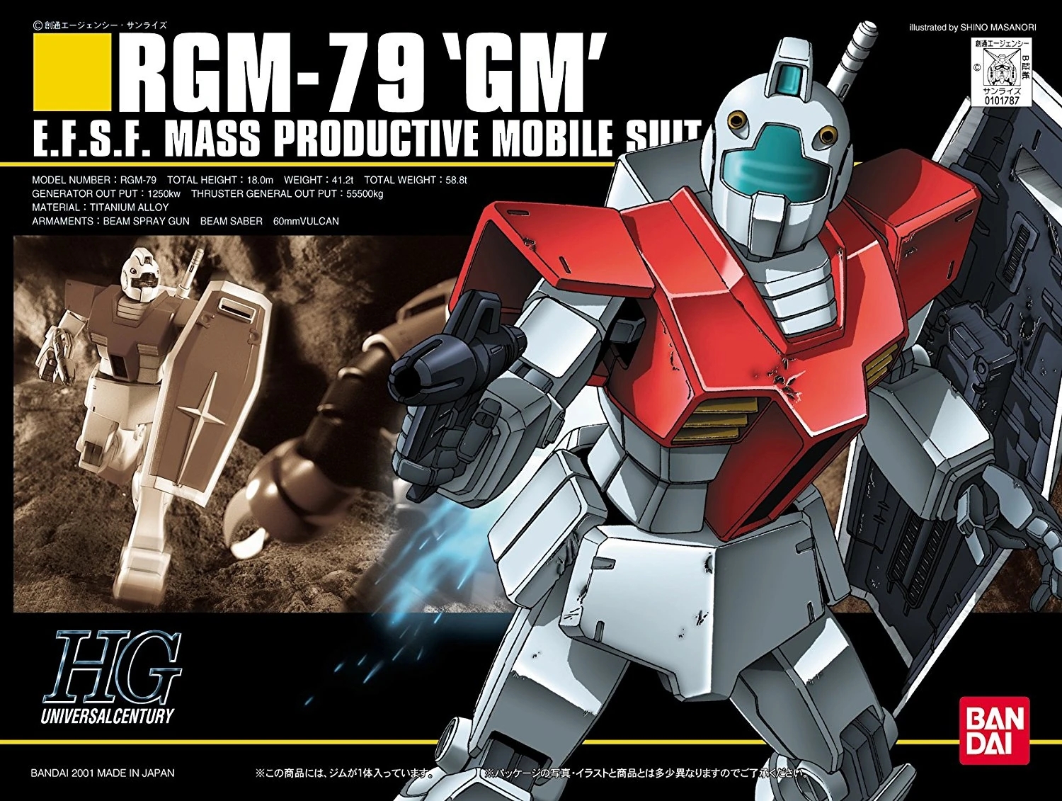 1059248 BANDAI SPIRITS 1/144 HGUC RGM-79 GM