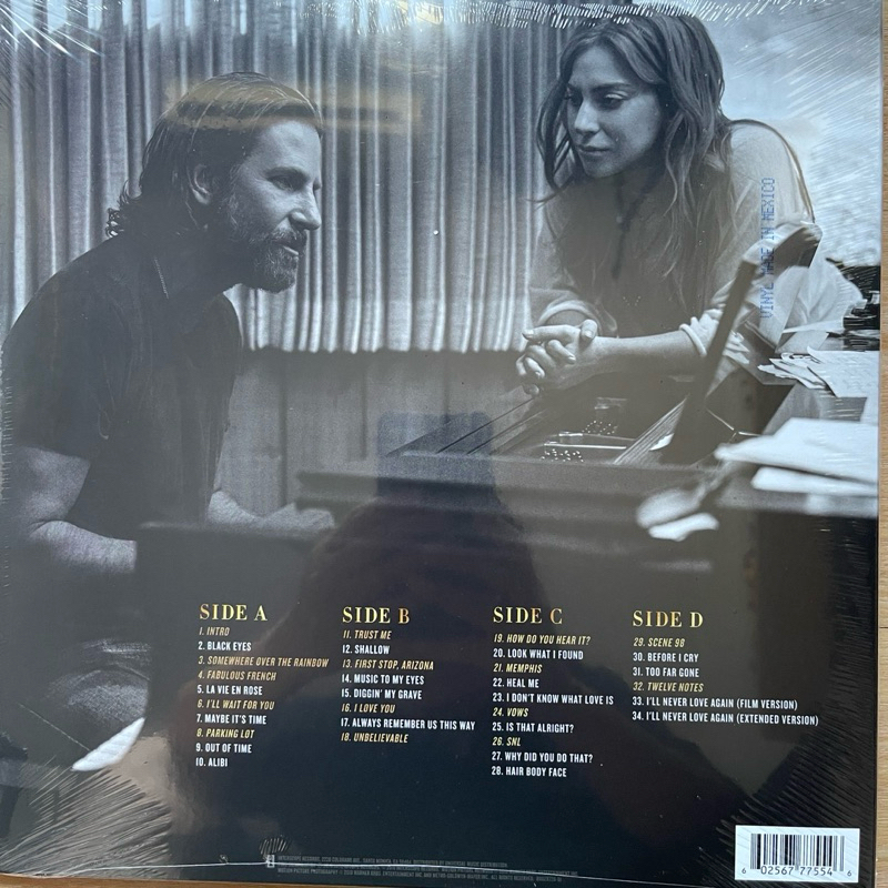 แผ่นเสียง A Star Is Born Soundtrack , 2 x Vinyl, LP, Album +10 Photo Print, มือหนึ่ง ซีล