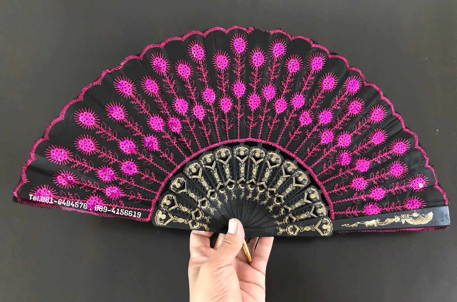 พัดจีน แบบพับ สะดวกพกพา