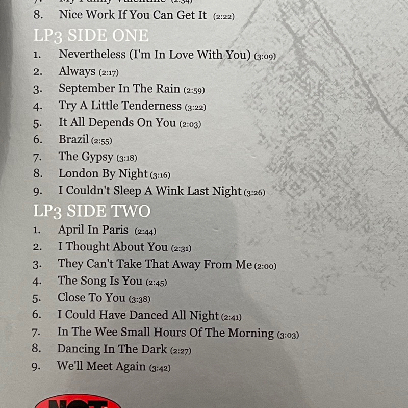 แผ่นเสียง Frank Sinatra – The Platinum Collection **White vinyl ,3 LP, Compilation, UK แผ่นเสียงใหม่ ซีล