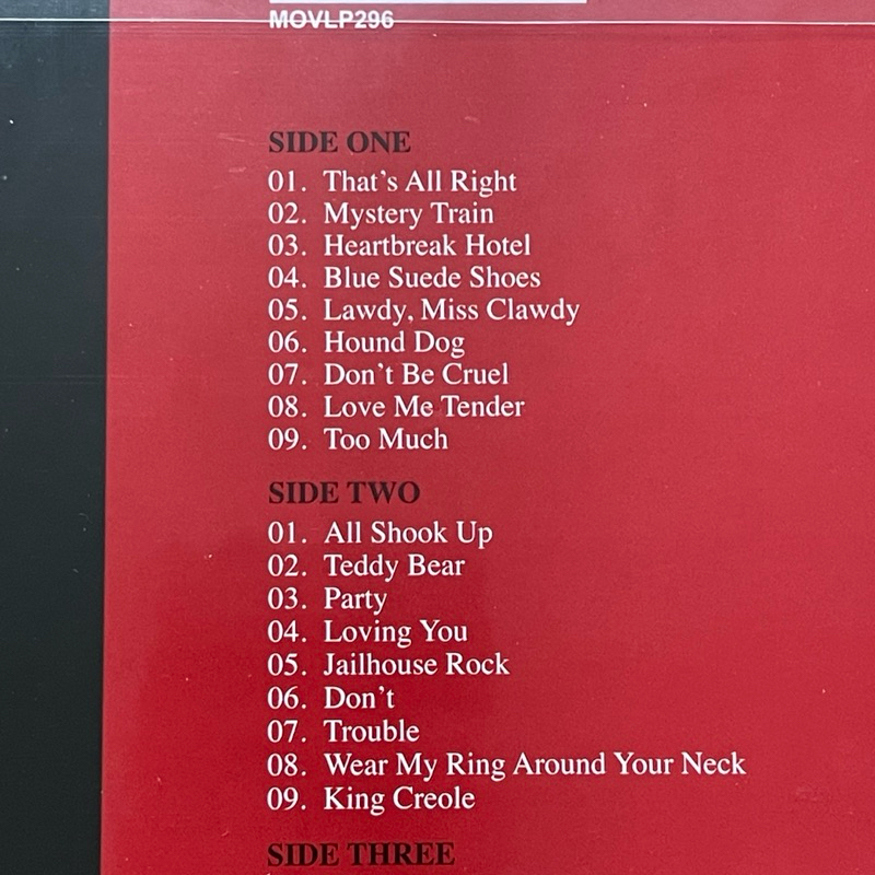 แผ่นเสียง Elvis Presley – The 50 Greatest Hits 3LP , music on vinyl มือหนึ่ง ซีลแบบเปิด